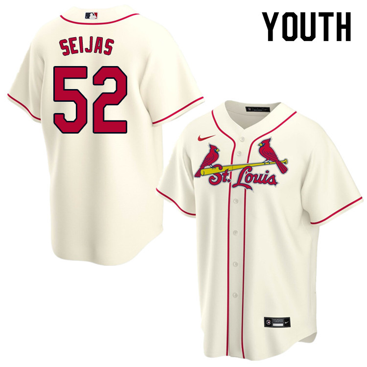 Nike Youth #52 Alvaro Seijas St.Louis Cardinals Baseball Jerseys Sale-Cream